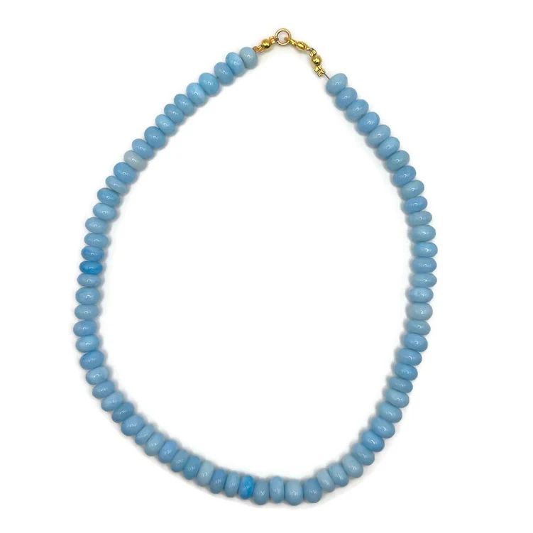 Aqua Blue Gemstone Necklace | Sea Marie Designs