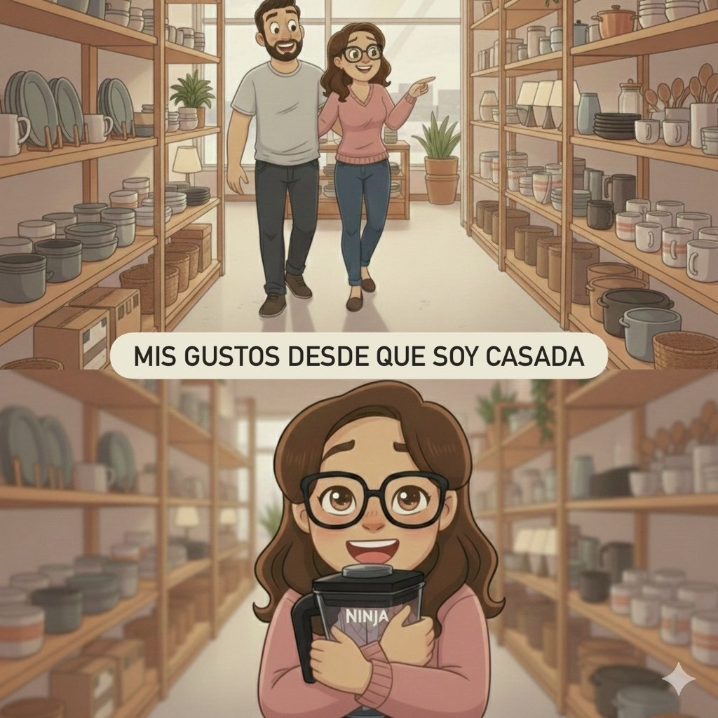 Salimos a mirar y terminamos con edredones, licuadora y organizadores 😅 los gustos cambian.
#humor #pareja #home #ia #cotidiana

#LTKHome #LTKdayinmylife #LTKstorytime