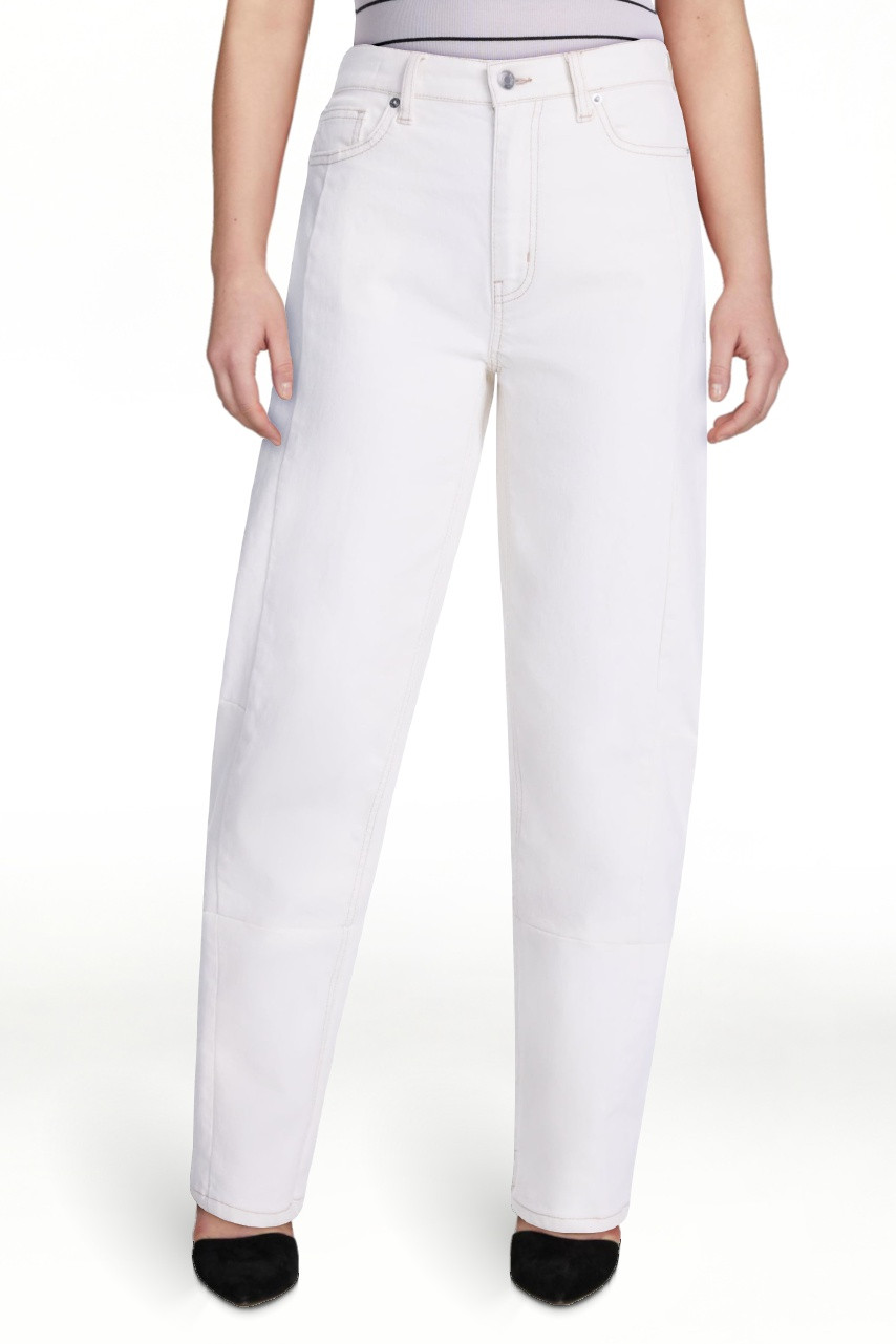 Scenario Women's and Women's Plus High Rise Barrel Jeans, 26", 28" Inseam, Sizes 0-28W | Walmart (US)