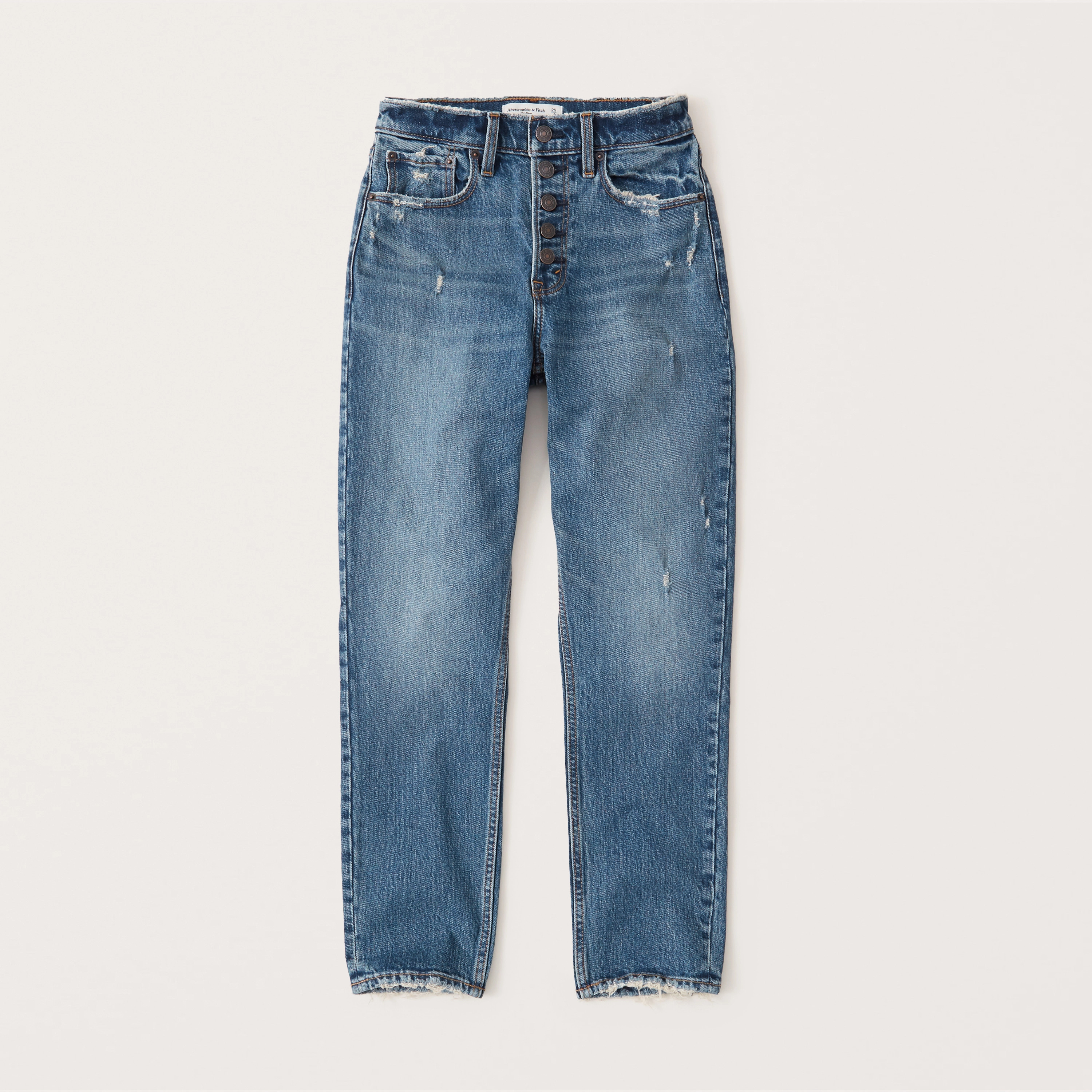 High Rise Mom Jeans | Abercrombie & Fitch (US)