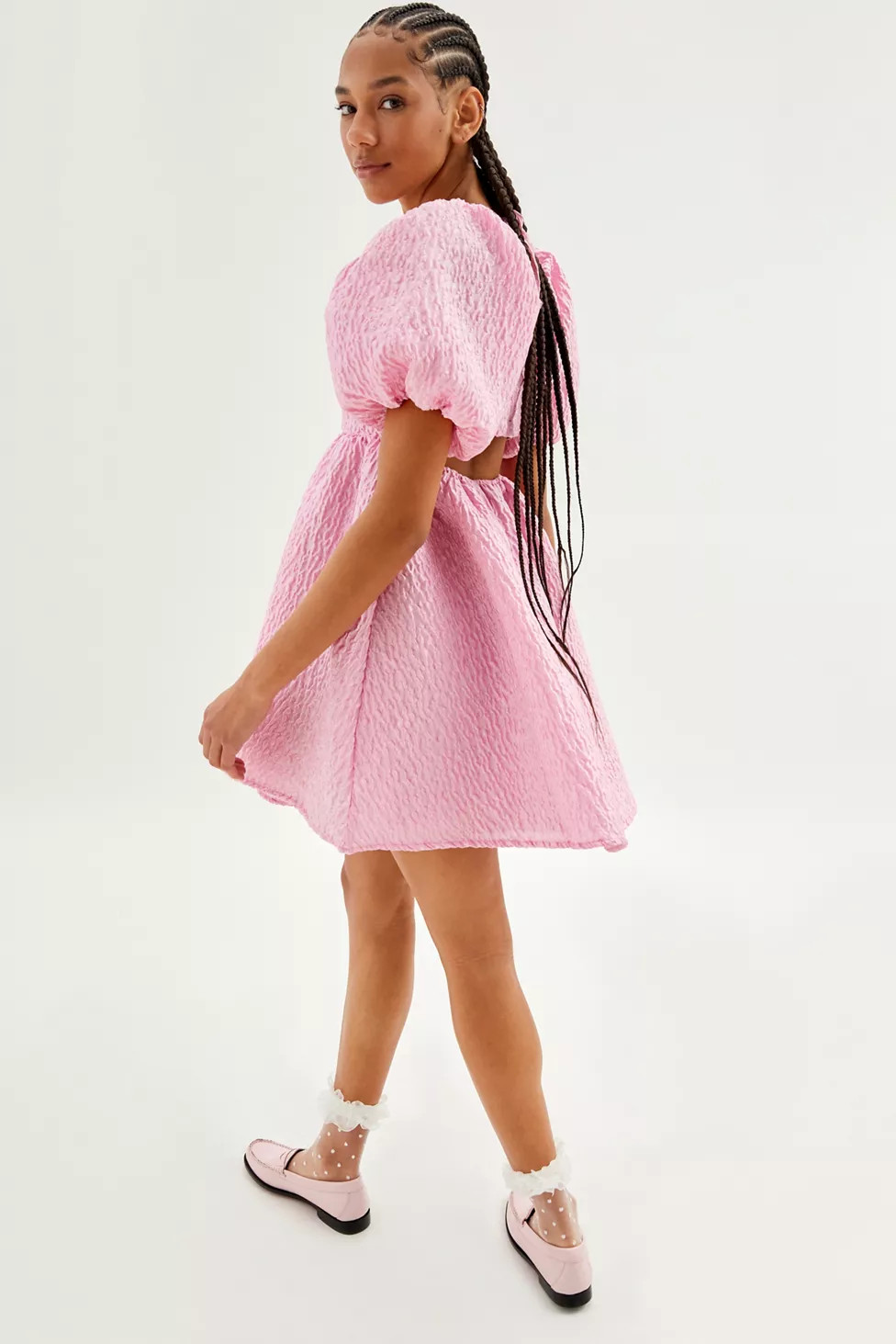 Sister Jane Cassie Puff Sleeve Mini Dress | Urban Outfitters (US and RoW)