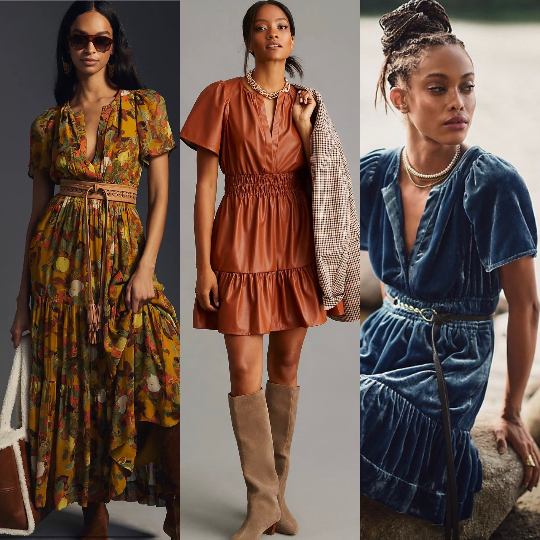 The magic somerset dress now comes in chiffon, vegan leather and velvet. So perfect for fall. I find the dress tts. Perfect for fall events, wedding guest dresses, holiday parties.  

#LTKSeasonal #LTKstyletip #LTKwedding