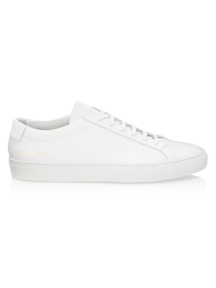 Common Projects Men's Original Achilles Leather Low-Top Sneakers | Saks Fifth Avenue | Saks Fifth Avenue