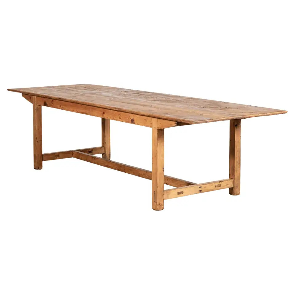 Monumental English Farmhouse Table | 1stDibs