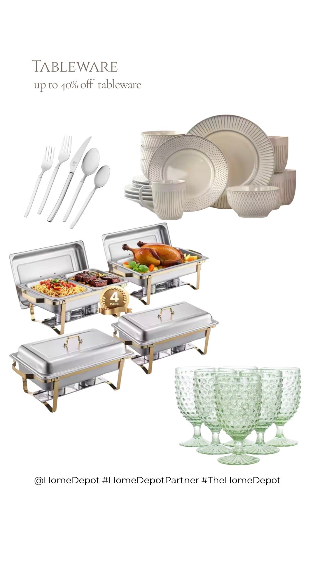 Elevating the everyday table doesn’t have to mean a complete refresh. I’m always looking for simple, timeless pieces that make hosting, entertaining, or even a weeknight dinner feel a little more special. Rounding up some tableware finds I’m loving - perfect for everyday use or your next gathering 🙌

The Home Depot is having their Fall event, with up to 40% off select furniture, rugs & kitchenware online at homedepot.com through 9/16. Also, an extra 10% with LABORDAY10 from 9/10-9/16!

@HomeDepot #HomeDepotPartner #TheHomeDepot #LTKSaleAlert #LTKHome

#LTKSaleAlert #LTKHome #LTKSeasonal