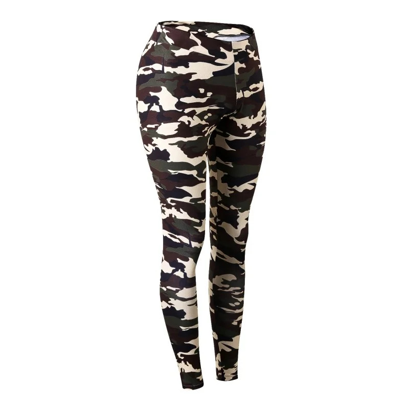 Elastic Camouflage Print Fitness Leggings For Women Yoga Pants Sports Clothing Gym Workout Tights... | Walmart (US)
