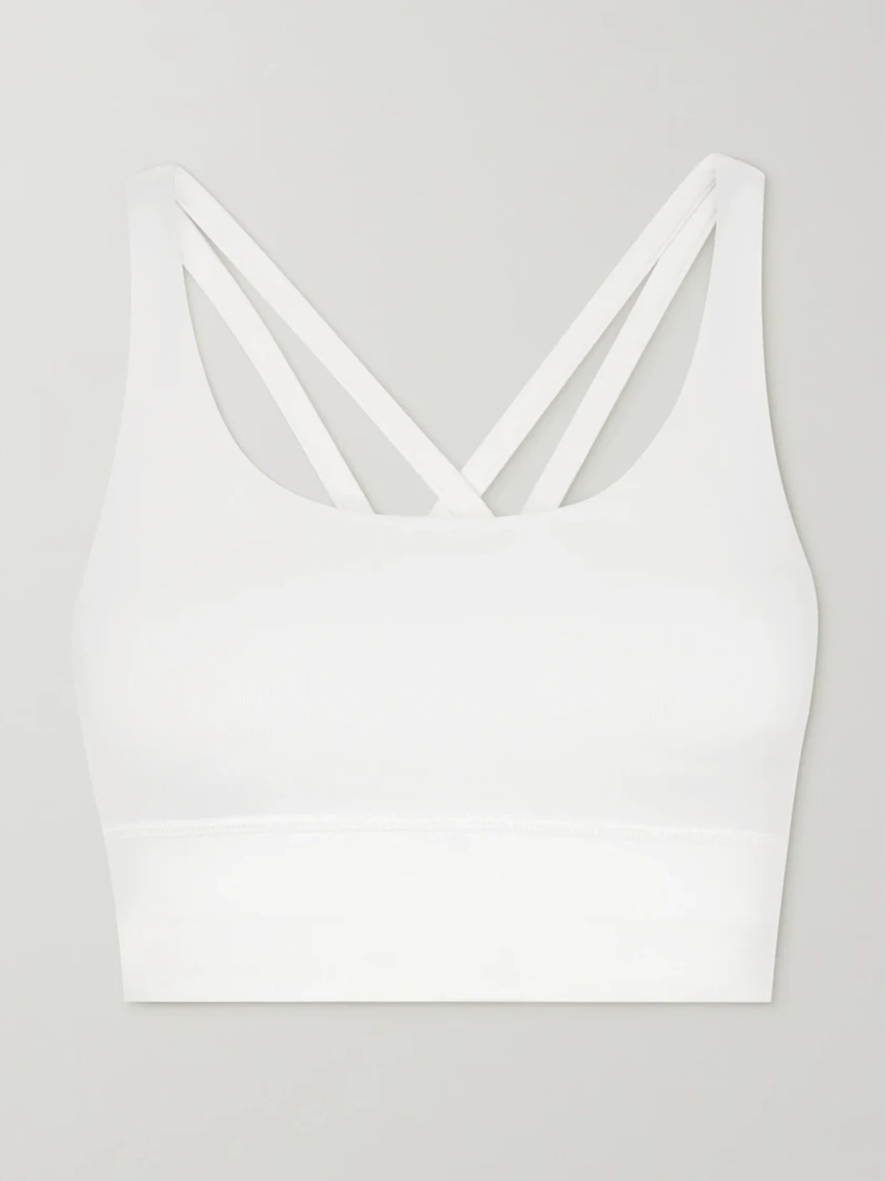lululemon - Energy Longline Luxtreme Sports Bra - White | NET-A-PORTER (US)