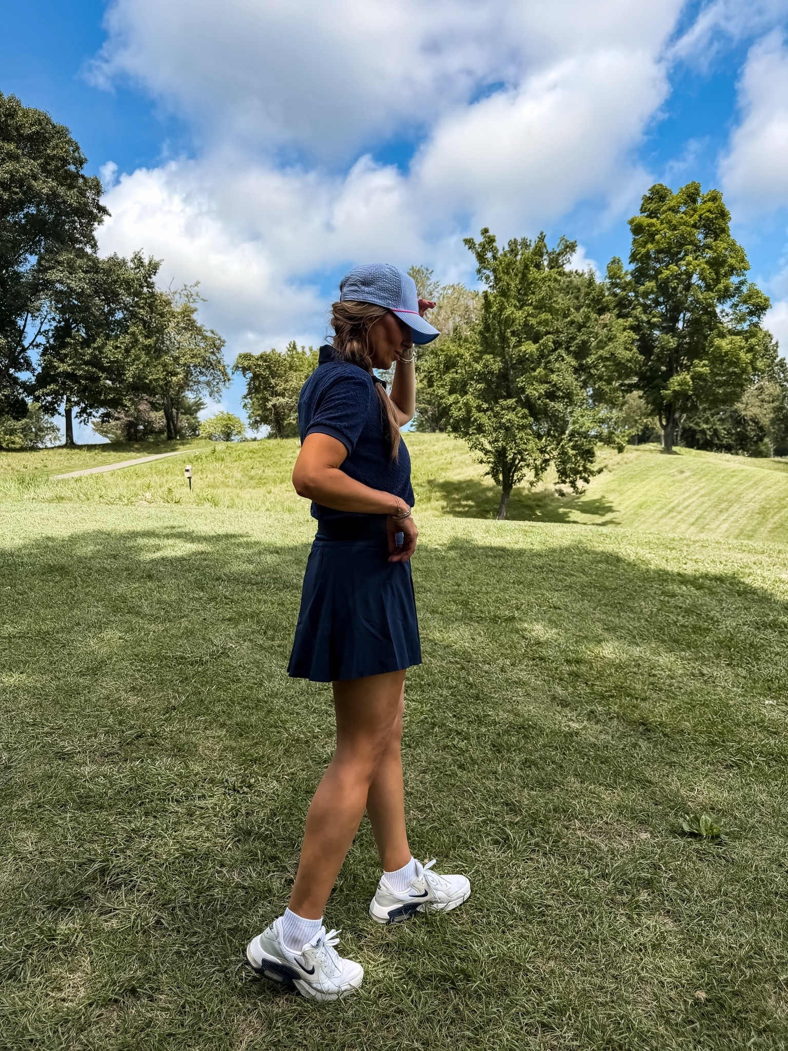 New golf mom outfit 
Size med skirt and medium top

#LTKgrwm #LTKOver40 #LTKootd