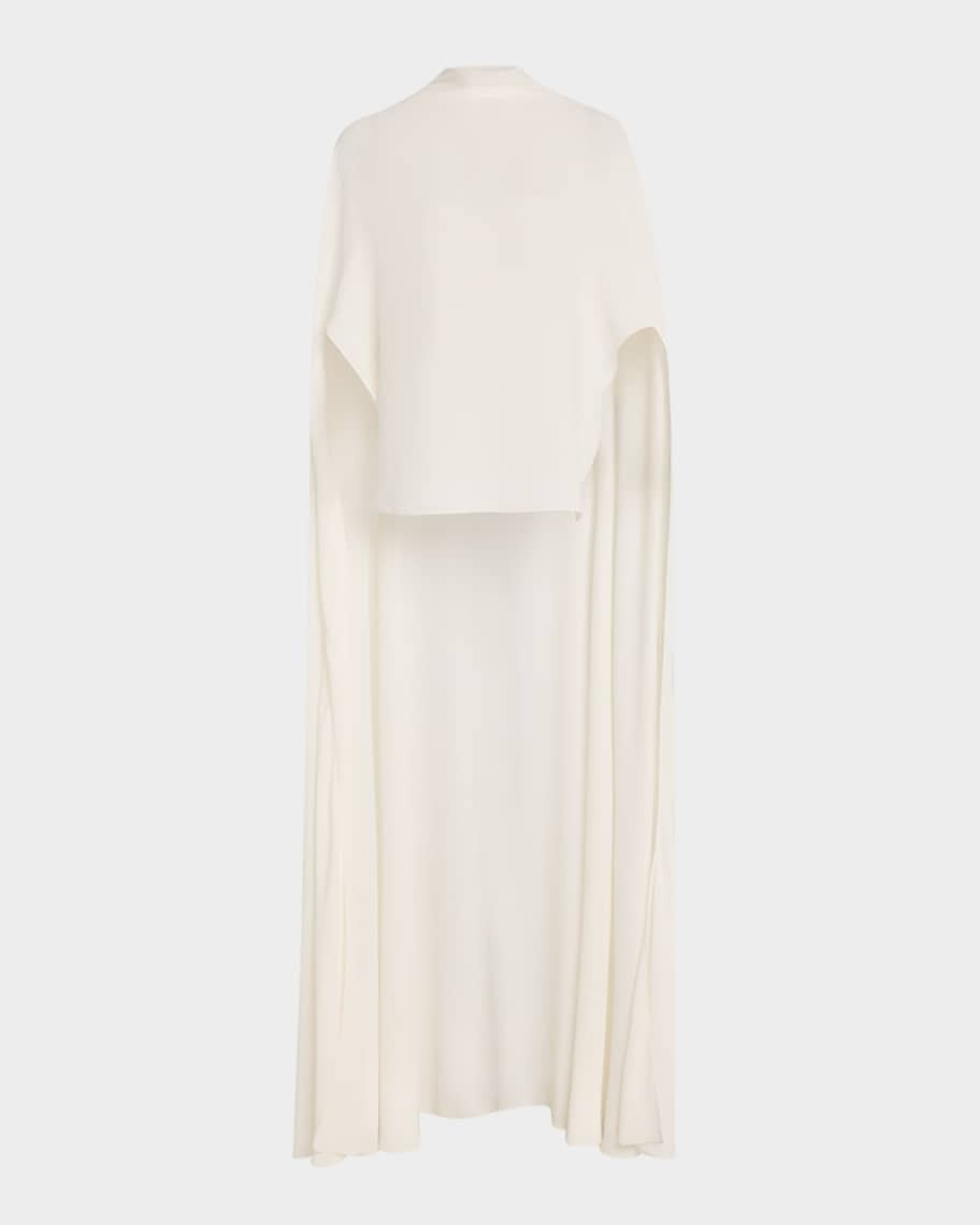 Georgette High-Low Cape | Neiman Marcus