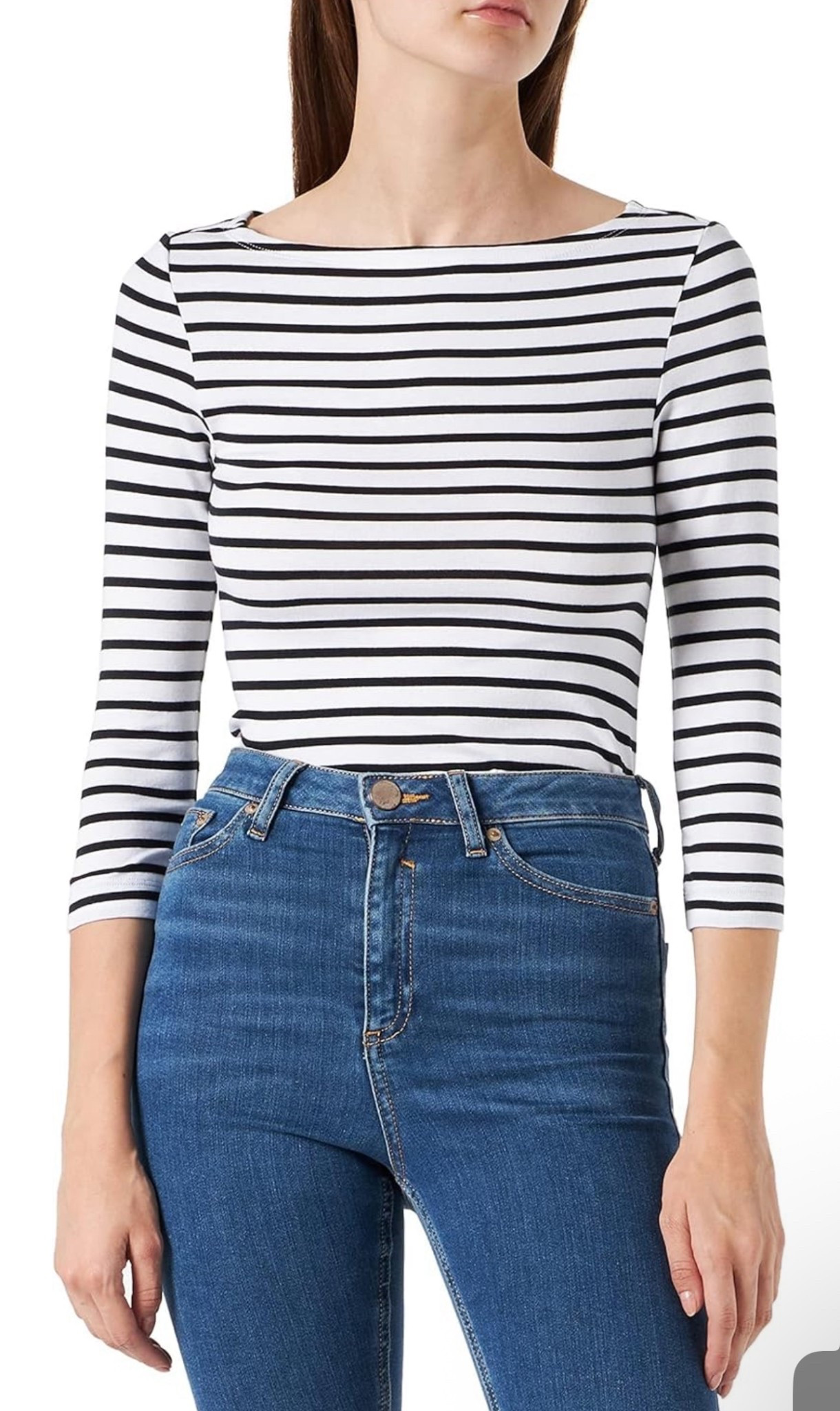 This boatneck shirt is only $6!  It says frequently returned so I was skeptical but I just tried it on and love it. Size up if you don’t want a fitted look. I have three other colors in my cart. This would look really cute with black pants and ballet flats. 

#LTKOver40 #LTKootd #LTKPetite