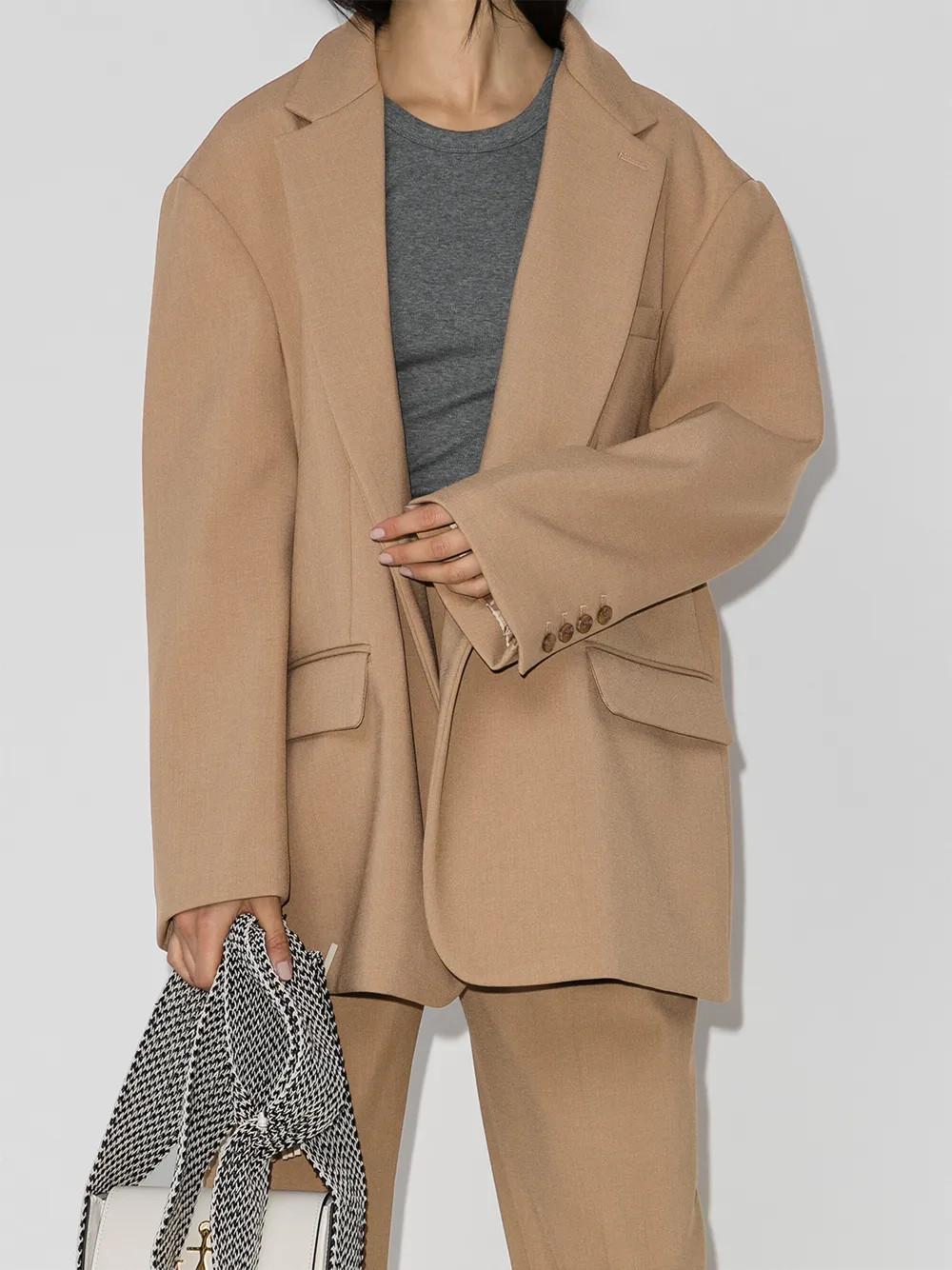 The Frankie Shop Kastiger 'Bea' Blazer - Farfetch | Farfetch Global