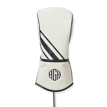 Sporty Stripe Golf Driver Club Cover | Mark and Graham | Mark and Graham