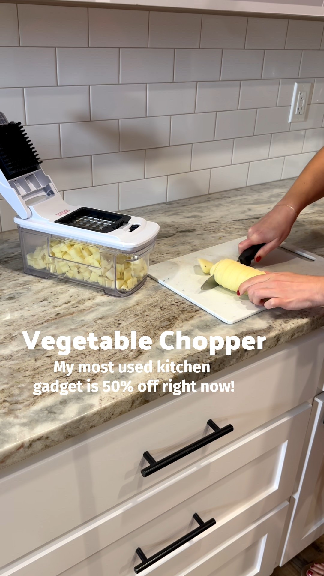 We use this all the time - it chops and slice almost any vegetable or fruit! 50 % off right now for Black Friday!! 



#LTKfoodie #LTKmomlife #LTKGiftGuide