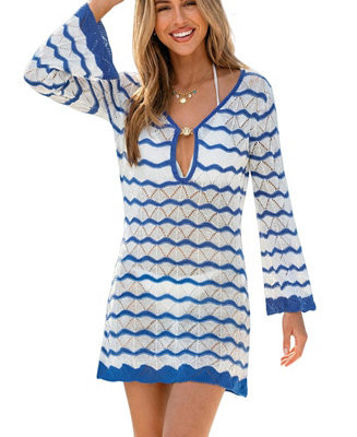 Cupshe Women's Here and Now Striped Cover-Up Dress - Macy's | Macy's