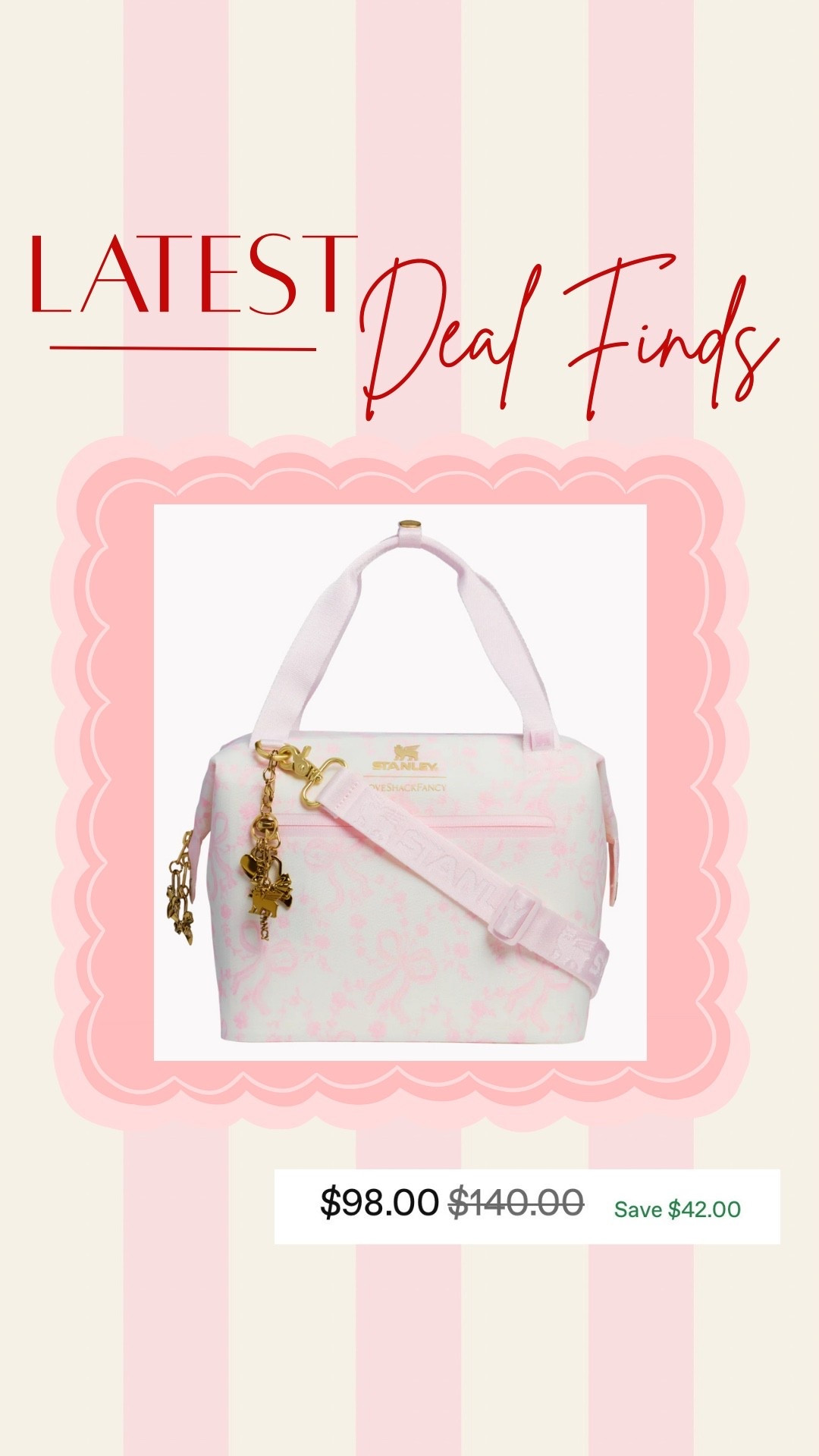 Stanley lunch Box on sale!! 
Obsessed with this loveshack fancy collab! 




Valentine’s Day gift idea 
Gifts for her 
Stanley cooler 
Stanley tumbler 
Gift idea 

#LTKFindsUnder100 #LTKSaleAlert