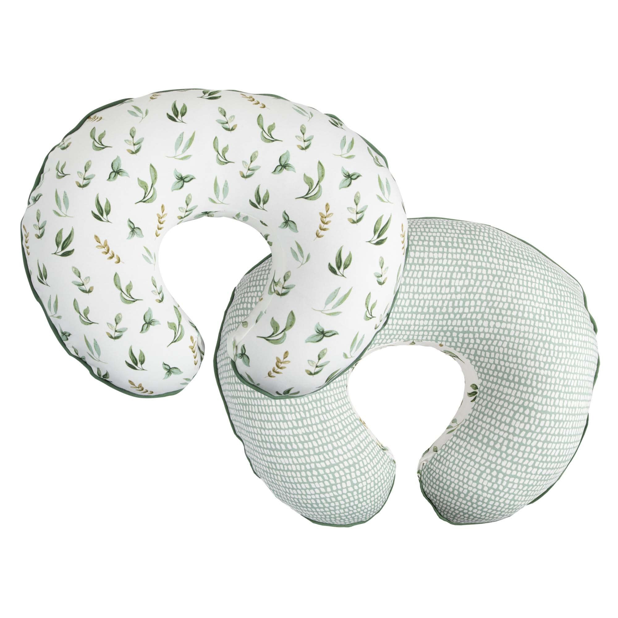 Boppy Nursing Pillow Cover, 100% Organic Cotton, Green Little Leaves, Fits The Original Support P... | Amazon (US)