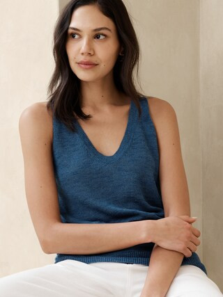 Pointelle Sweater Tank | Banana Republic Factory