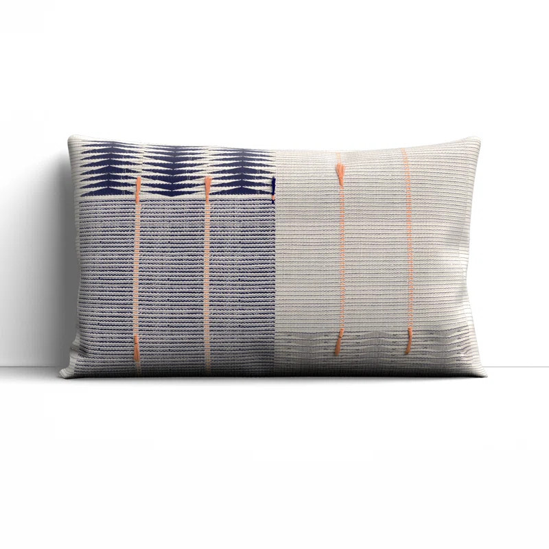 Erma Tassels Cotton Lumbar Throw Pillow | Wayfair North America