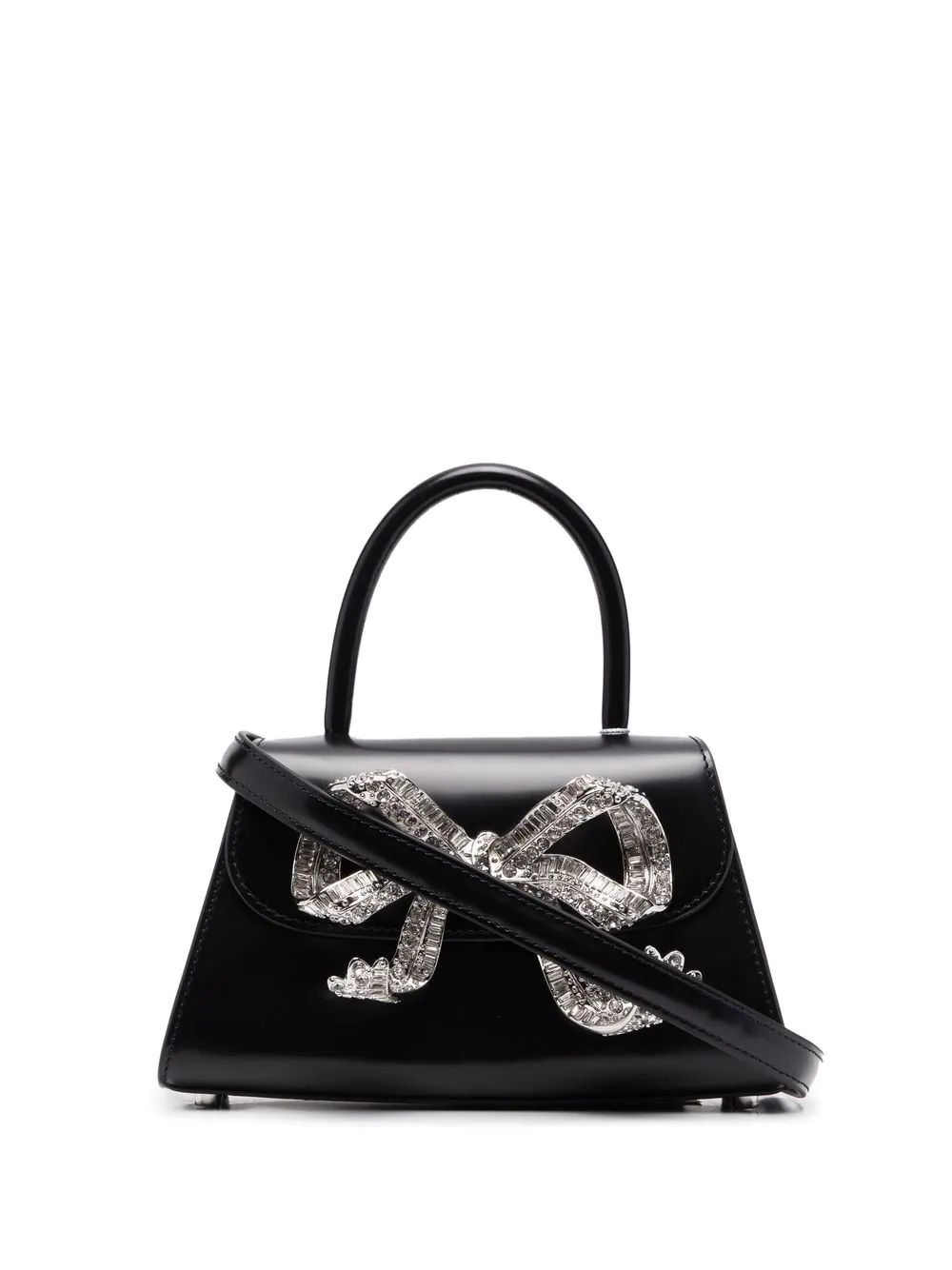 Self-Portrait Mini The Bow Tote Bag - Farfetch | Farfetch Global