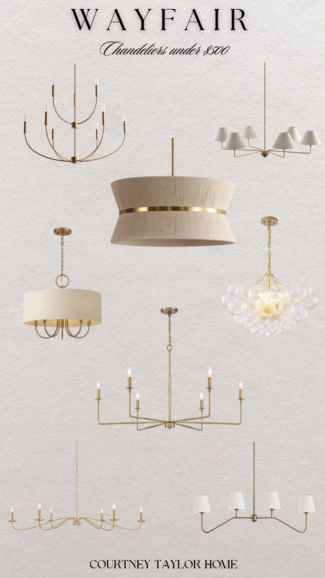 Wayfair lighting fixtures under $500! Some I own and love and others I would add! 🤍

#LTKHome
