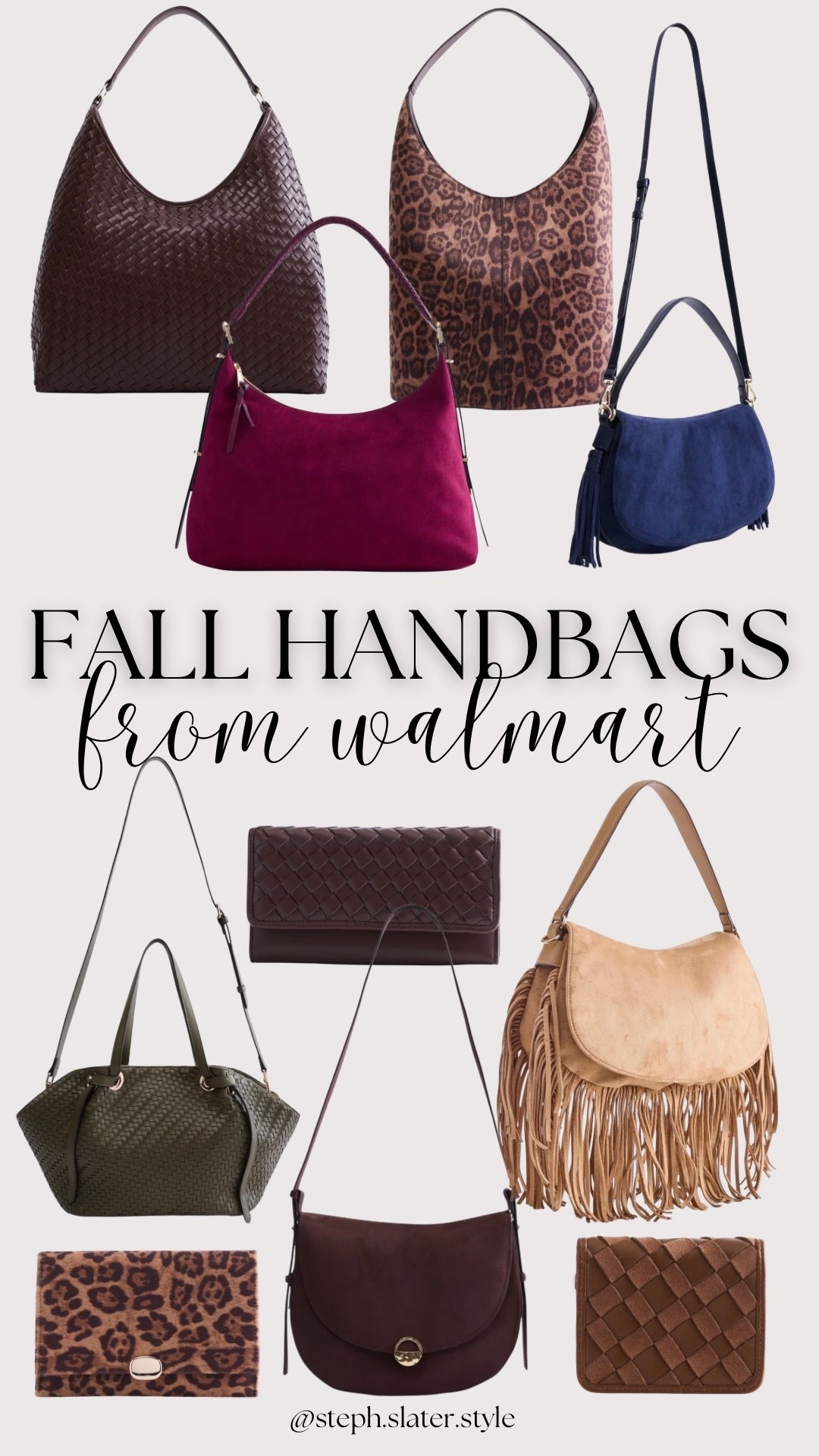 Gorgeous fall handbags from Walmart.

#LTKSeasonal #LTKOver40 #LTKWorkwear