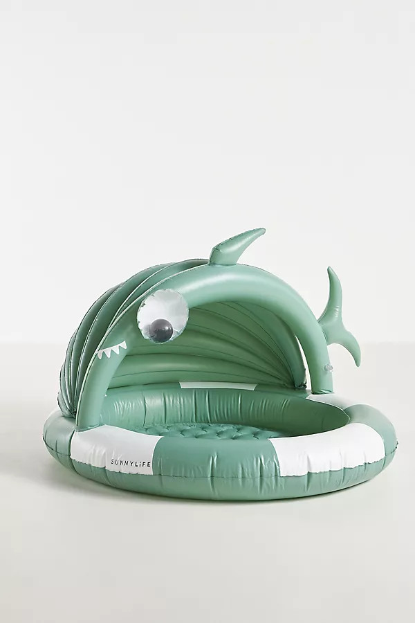 Sunnylife Covered Shark Kiddy Pool By Sunnylife in Green | Anthropologie (US)