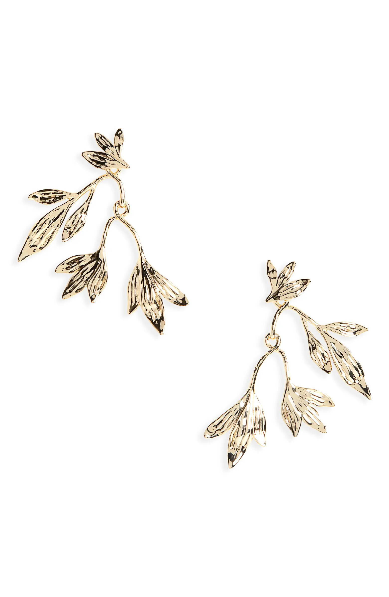 & Other Stories Leaf Pendant Drop Earrings | Nordstrom | Nordstrom