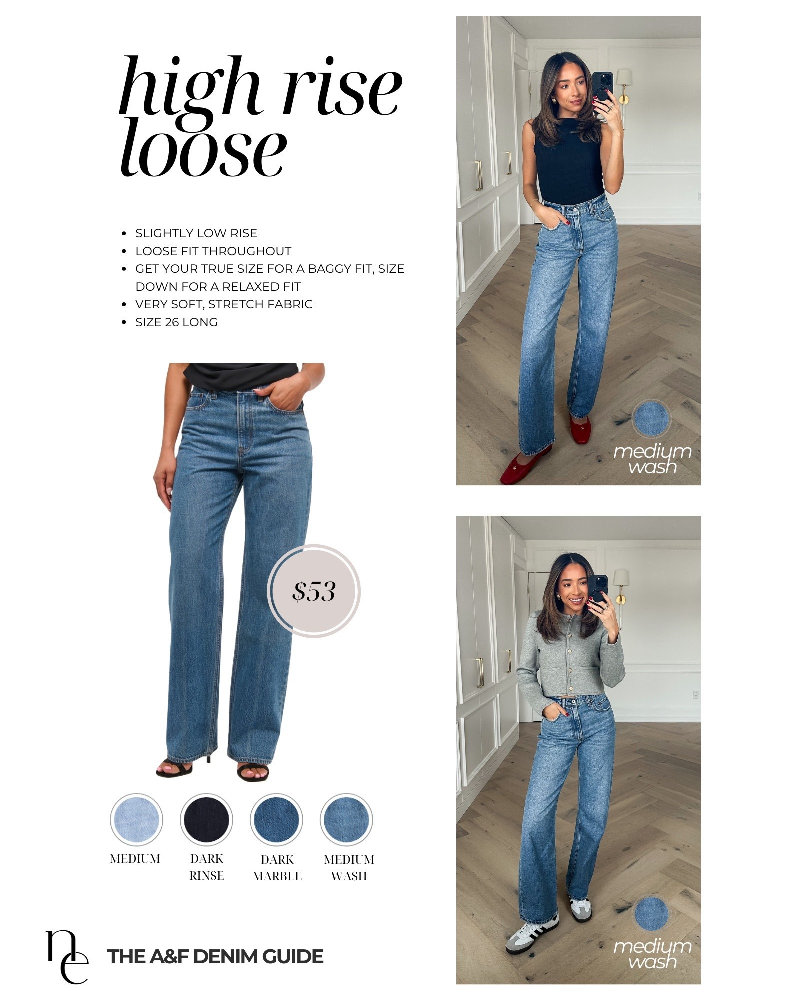 Use code AFNENA (8/6-8/11) to save 15% off Abercrombie! All denim is 30-50% OFF and almost everything else will be 20% OFF! Plus my code STACKS on top! ✨ 


Abercrombie code 
Abercrombie sale 
Fall fashion 
Fall outfit 
Jeans 
Denim Guide

#LTKSaleAlert #LTKFindsUnder100 #LTKStyleTip