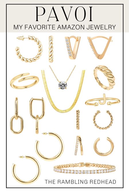 These are the pieces of jewelry seen in my Amazon jewelry reel on IG! I LOVE them and wear most of these everyday single day! 🤗

#LTKGiftGuide #LTKwedding #LTKunder50