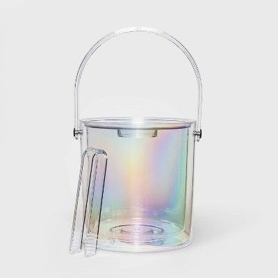 3.1qt Plastic Iridescent Ice Bucket - Sun Squad™ | Target