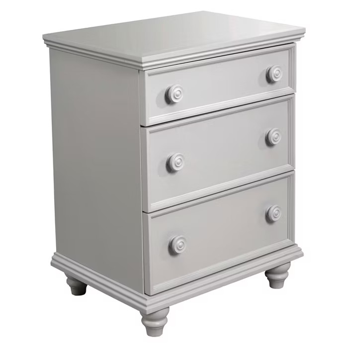 Notting Hill Collection 3 Drawer Nightstand - John Boyd Designs | Target