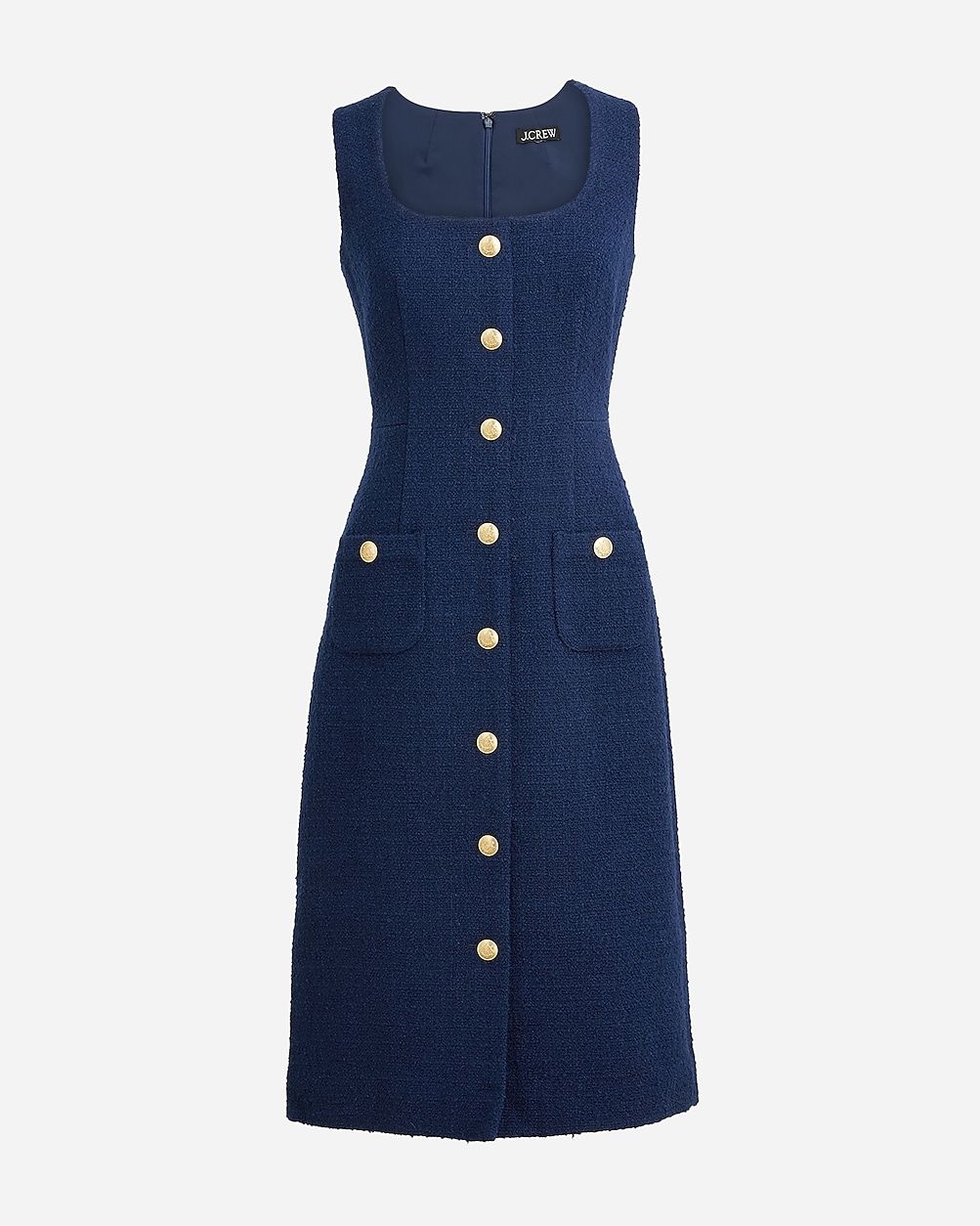 best seller4.4(17 REVIEWS)Sophia sleeveless midi dress in tweed$159.50$268.00 (40% Off)Dress Even... | J.Crew US