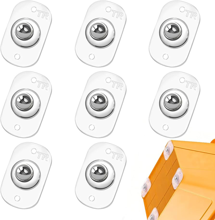 TRVL FIELDER Self Adhesive Caster Wheels, Appliance Rollers Appliance Slider for Kitchen, 360° S... | Amazon (US)