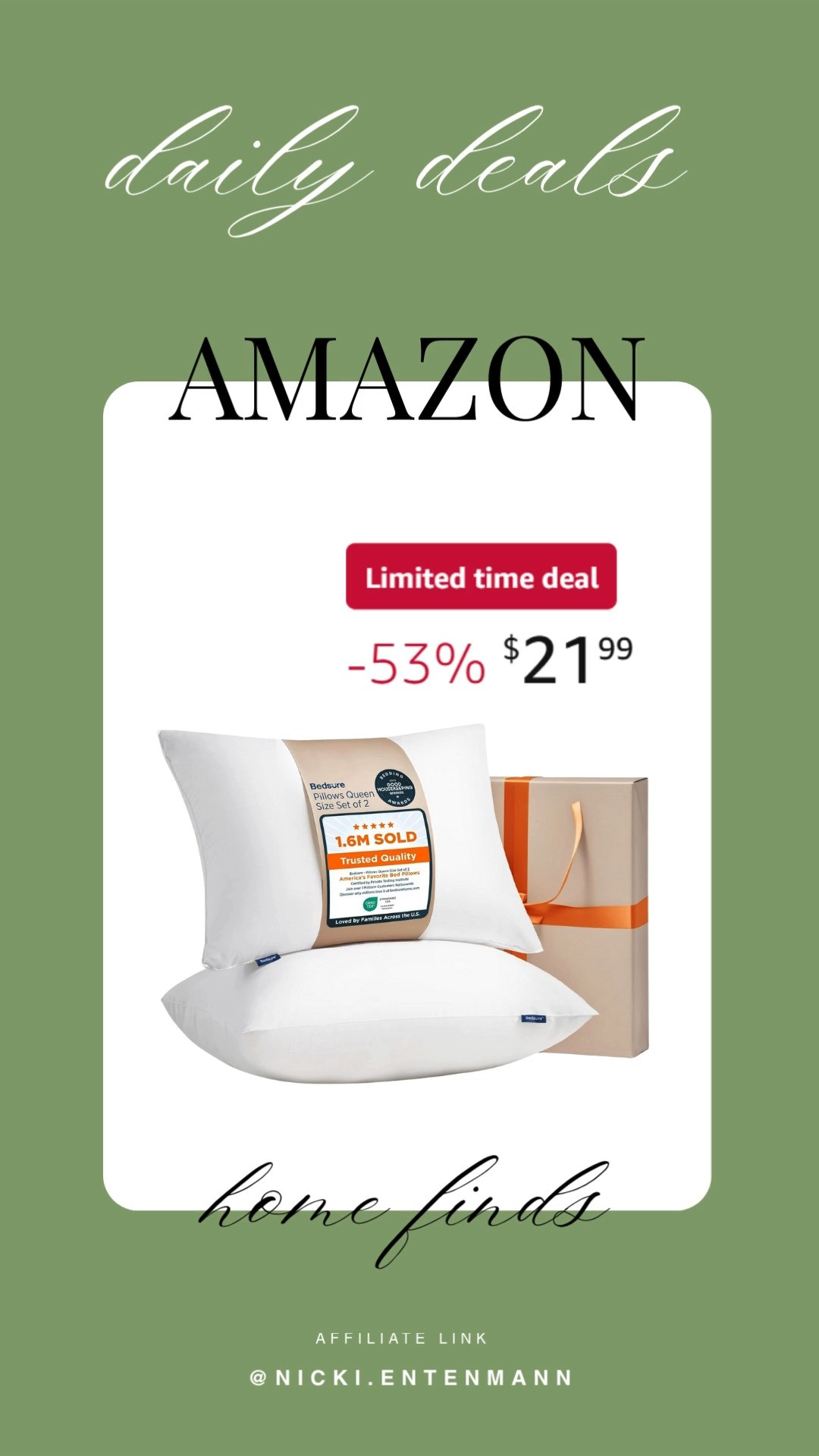 These Bedsure pillows queen size bring cheerful comfort and effortless relaxation to everyday rest with cozy flair. #BedsurePillows #QueenSizePillows #HomeEssentials #BedroomStyle #CozyComfort #DailyRest #SleepGoals #TrendyHome #WellnessLiving #RelaxationVibes 🛏️✨🌙
 

 #LTKHoliday #LTKHome #LTKTravel