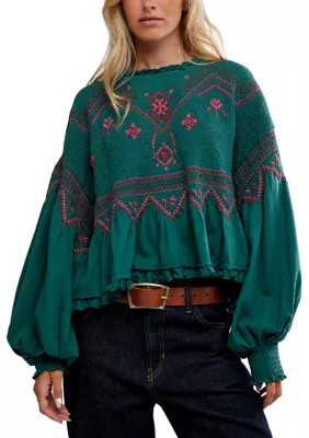 Free People Women's Holly Long Sleeve Knit Top | Belk