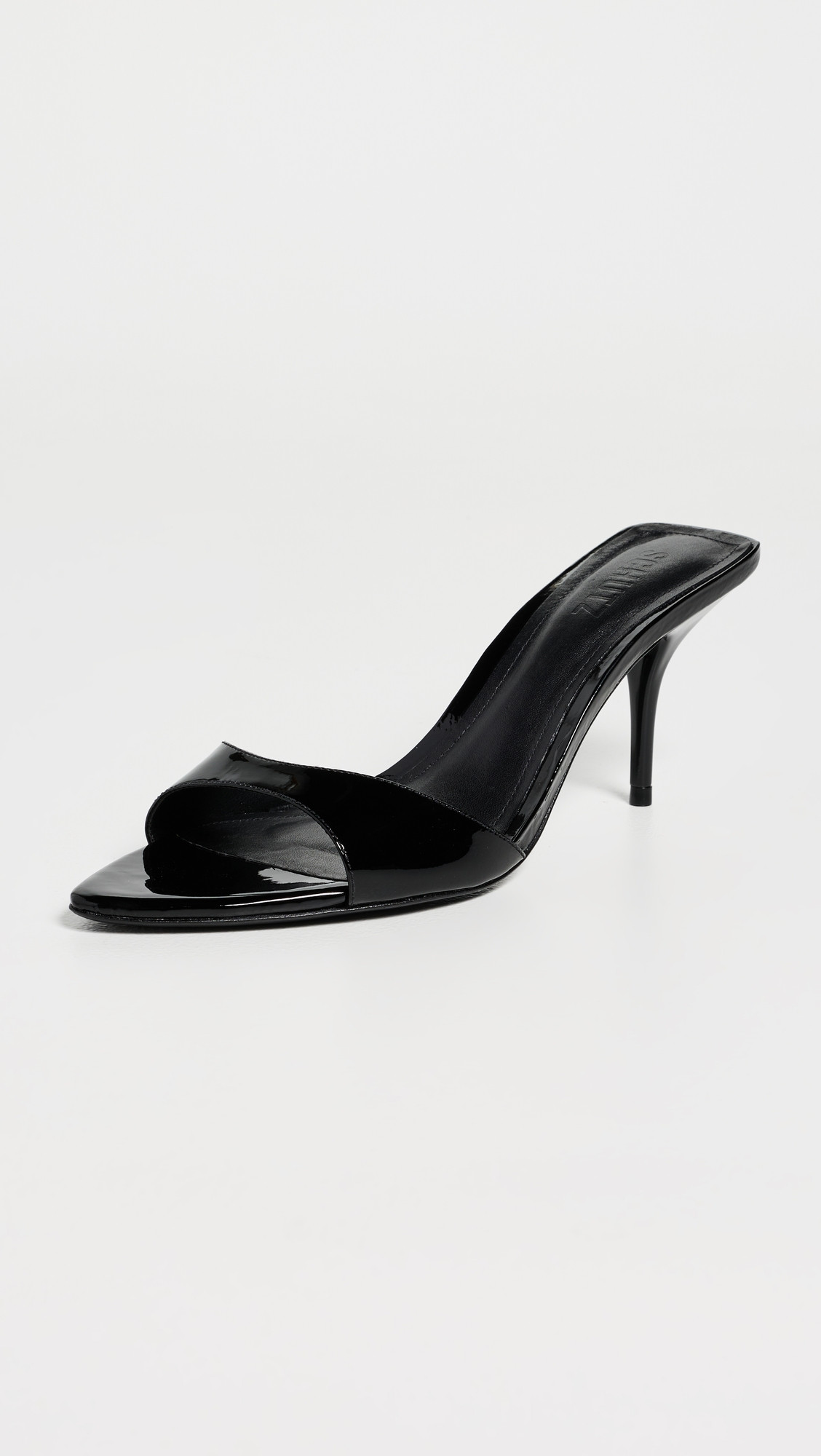 Schutz Elodie Heeled Mules Black 8 | Shopbop