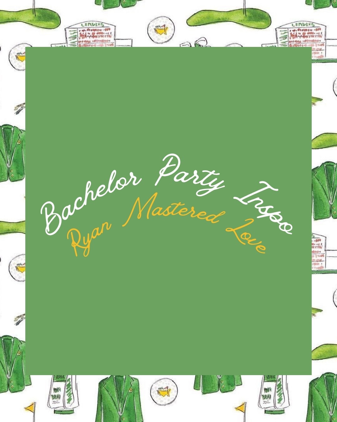 Bachelor Party Theme Idea! “Ryan Mastered Love” 

#LTKWedding #LTKdayinmylife #LTKMens
