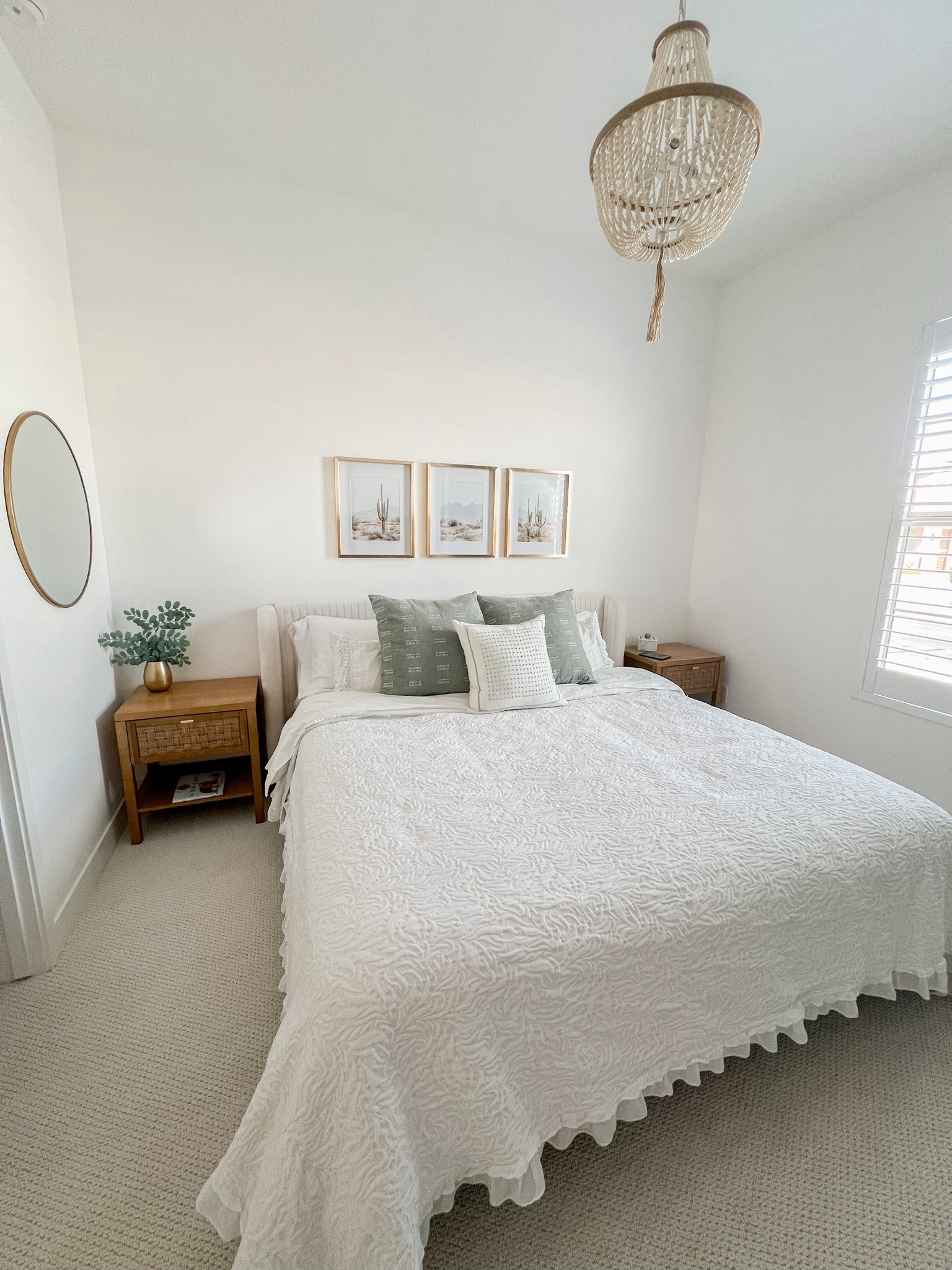 Guest room is coming along! Just need some lamps. It has its own bathroom and walk-in closet too which is so nice! We are ready for visitors! This bed frame is such a great deal and the quality is so great! Bedroom | Bed Frame | bed | guest room | tufted bed | Walmart deals | Walmart finds 

#LTKhome #LTKsalealert