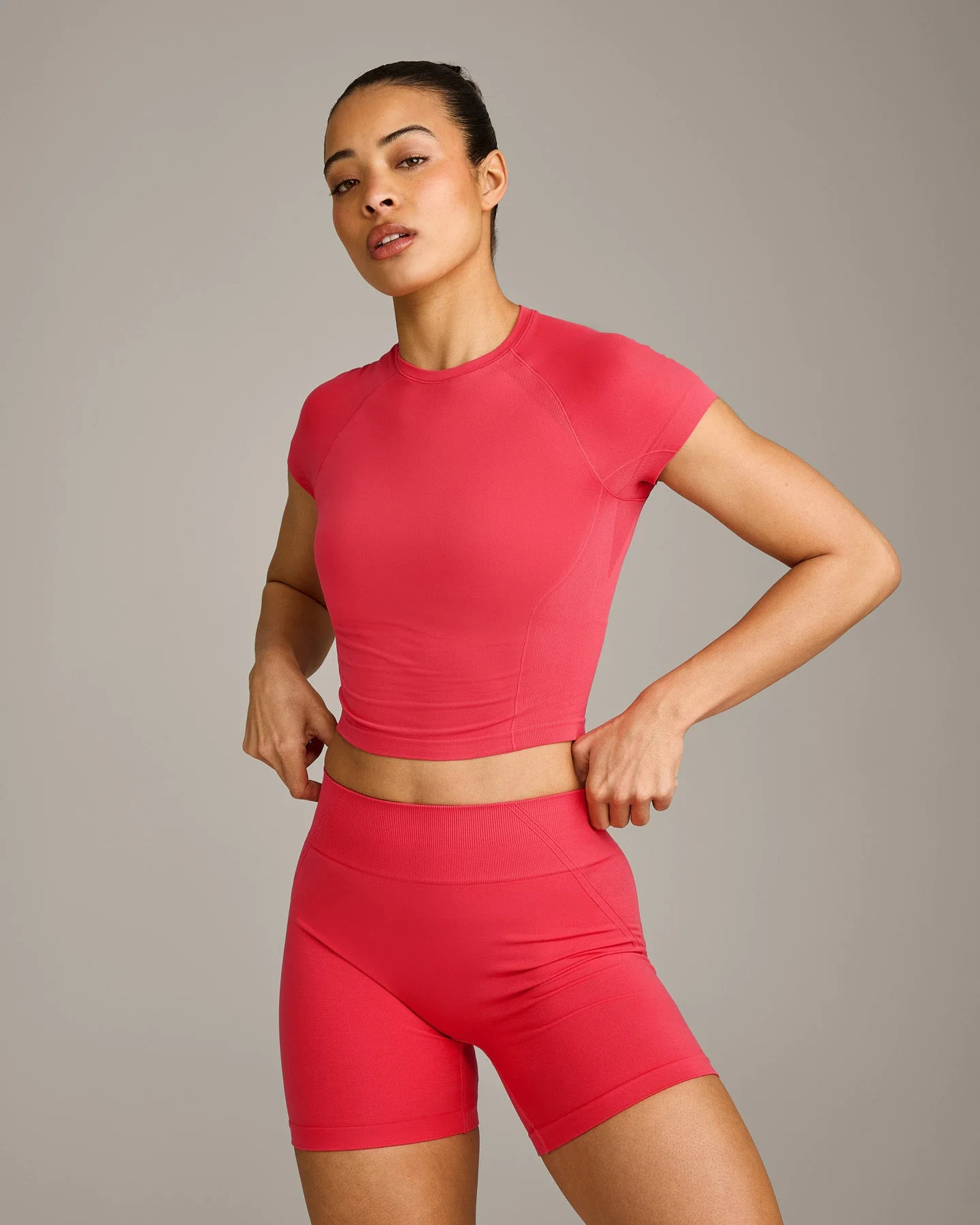 Oner Seamless Fitted Top | Light Charged Pink | Oner Active (UK / US)