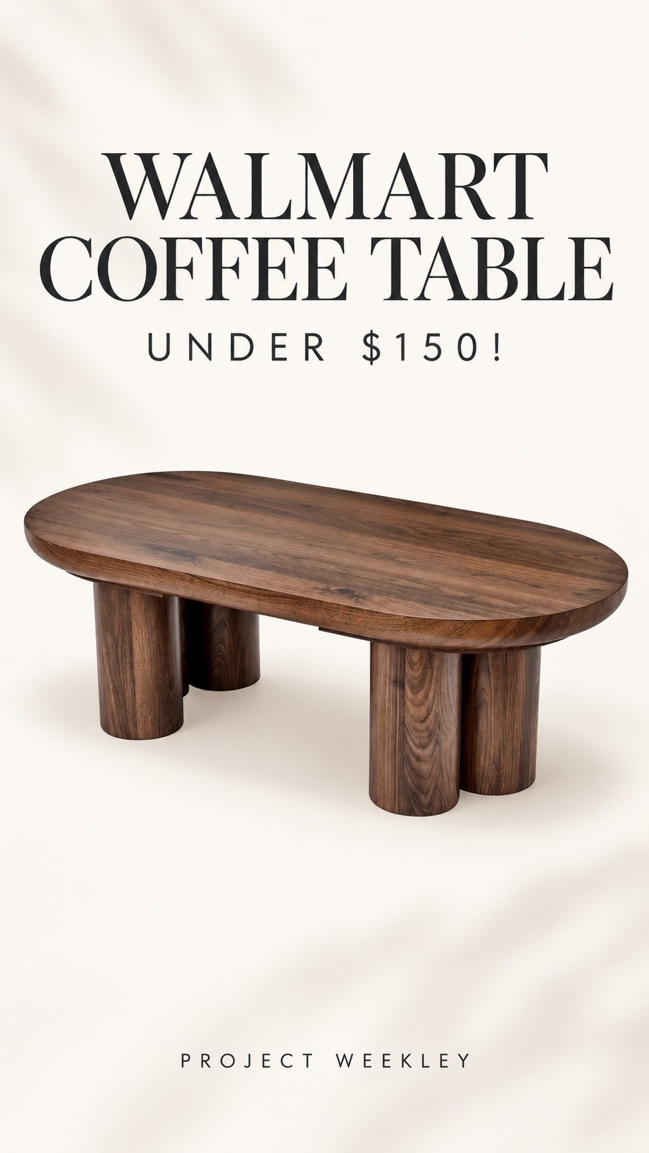 I can’t believe this is under $150 for this walnut coffee table

#LTKHome