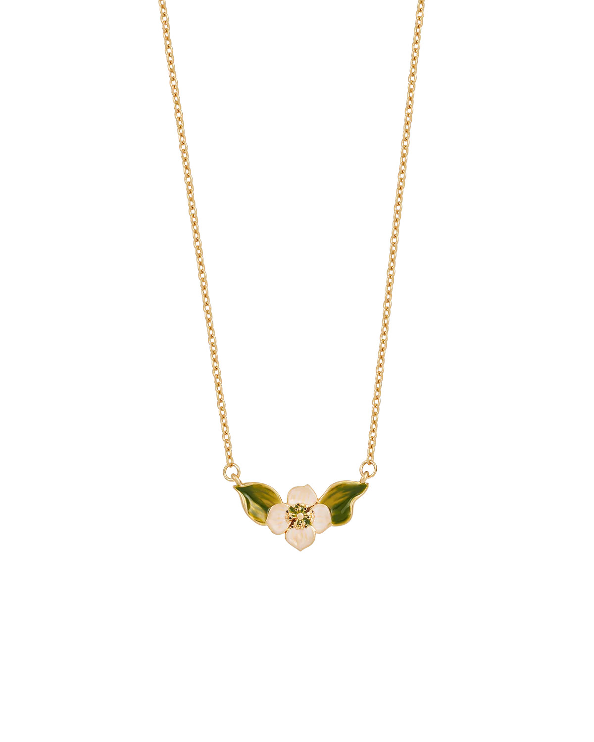 Gold Poppy Anemone Necklace | Fable England