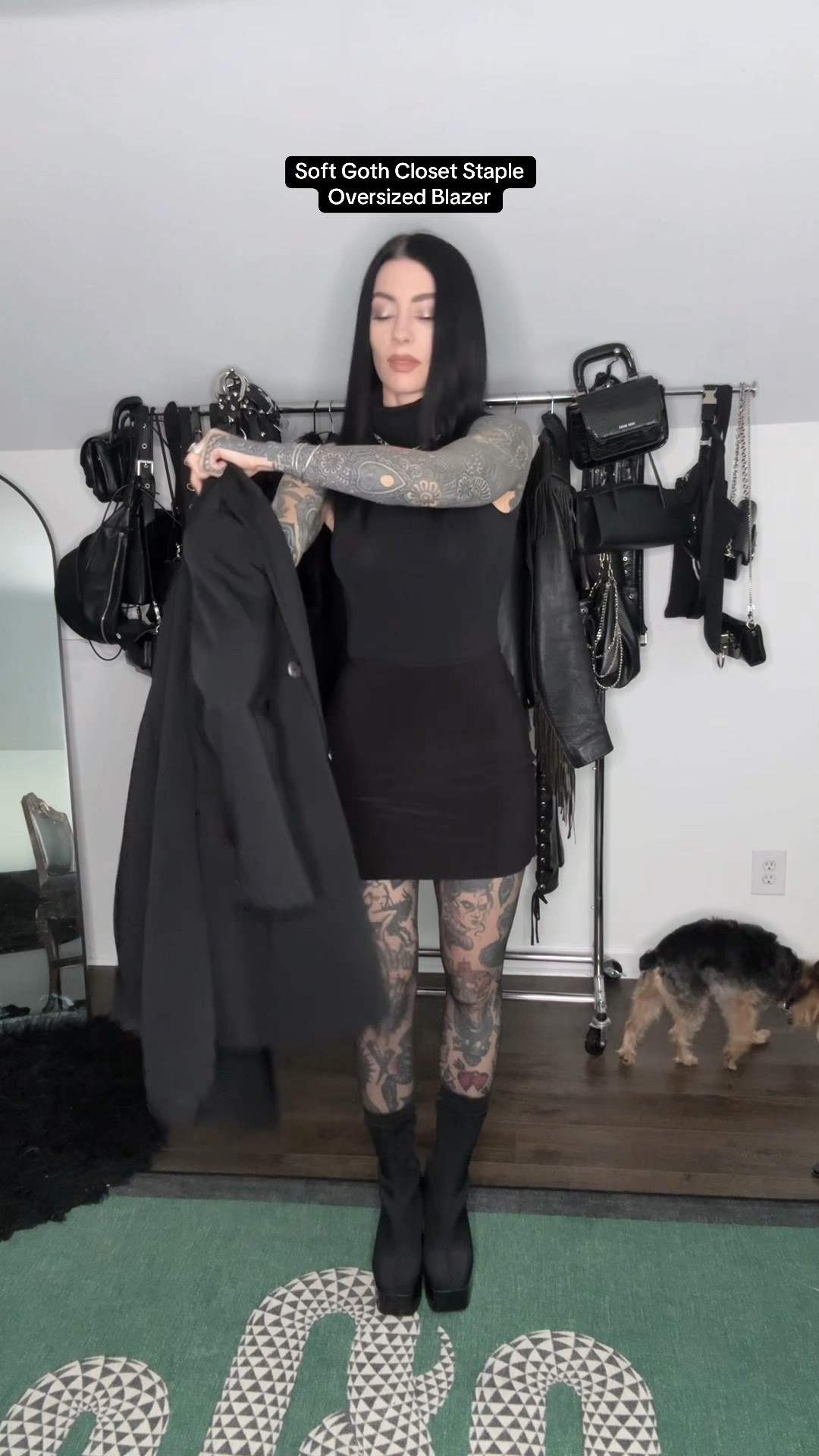 Soft Goth Staple- oversized blazer 

#LTKParties #LTKStyleTip #LTKShoeCrush