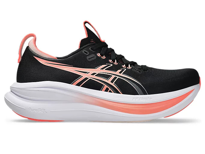 GEL-NIMBUS 28 | Women | Black/Pearl Pink | Running Shoes | ASICS United States | ASICS (US)