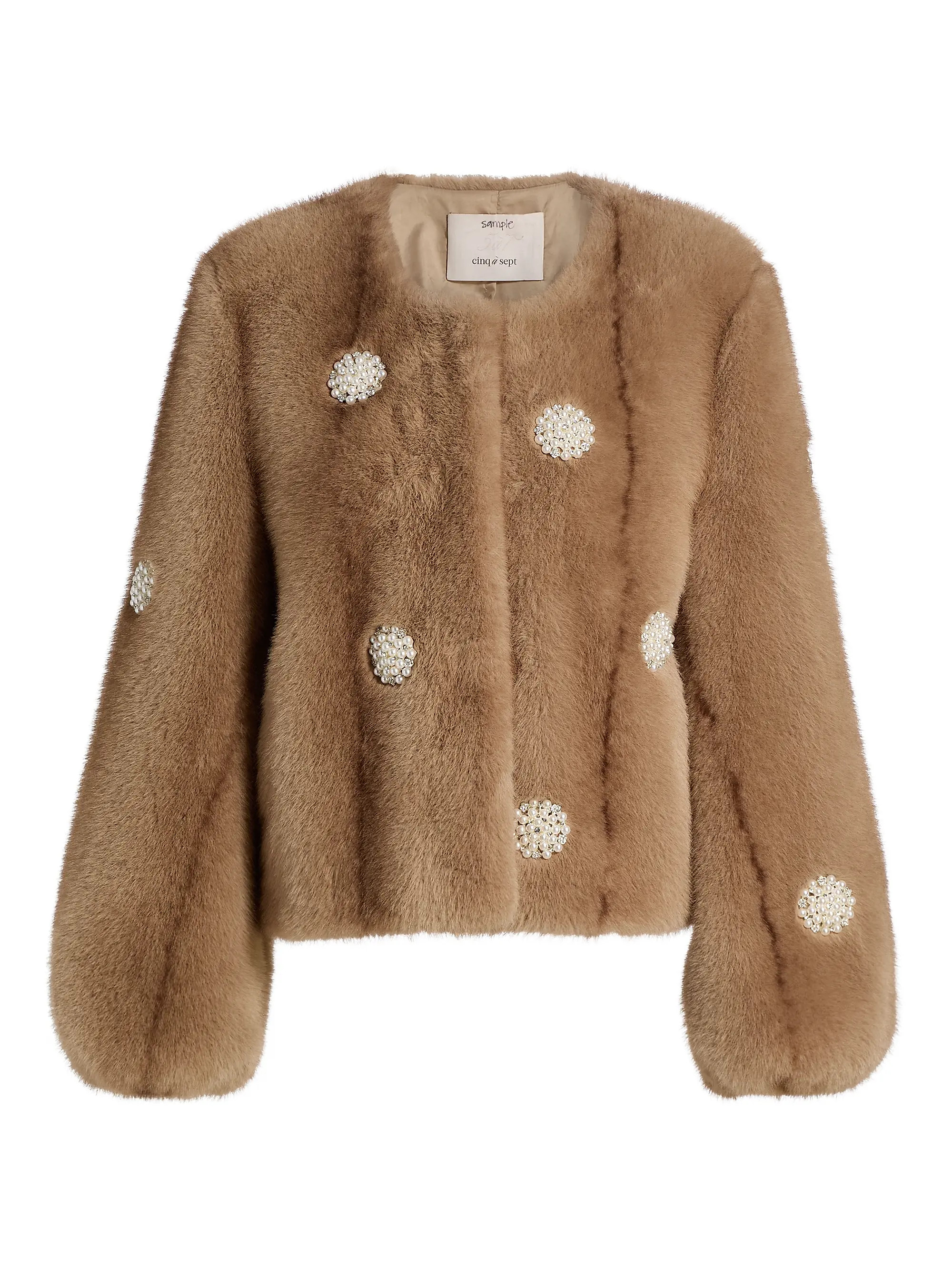 Benson Embellished Faux-Fur Coat | Saks Fifth Avenue