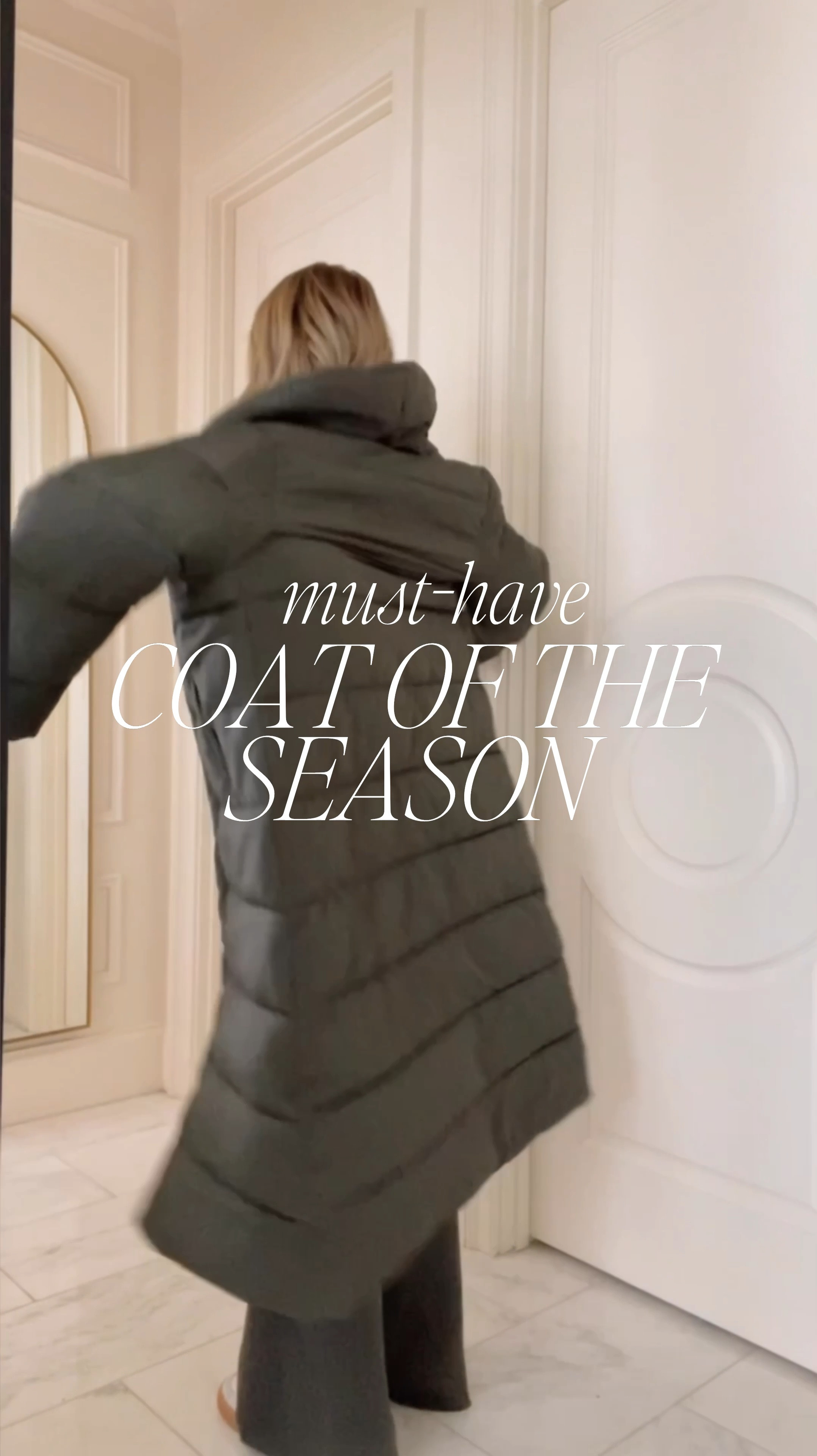My favorite puffer coat is 40% off today! Fits tts I'm wearing size small