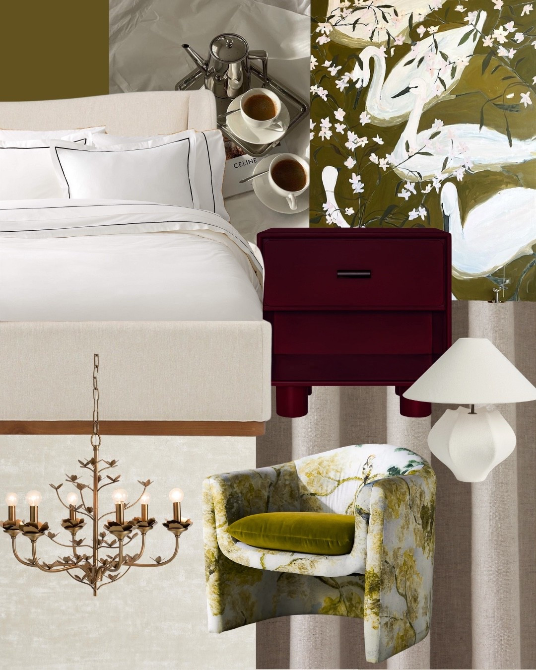 Goddess green bedroom scheme 

#LTKHome