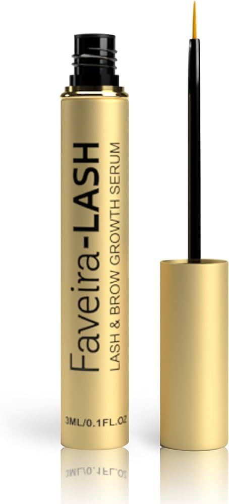 Eyelash Serum for Eyelash Growth: Faveira Beauty Eyelash and Brow Serum with Advanced Formula for... | Amazon (US)