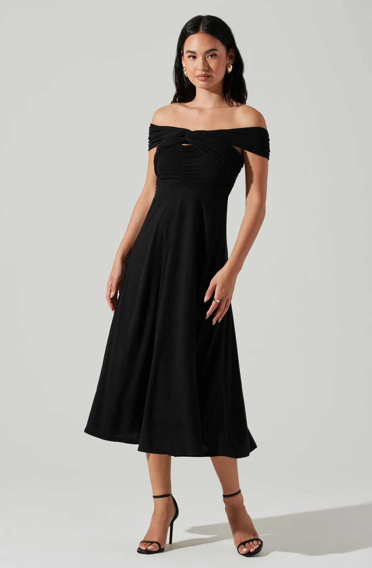 Balto Off Shoulder Midi Dress | ASTR The Label (US)