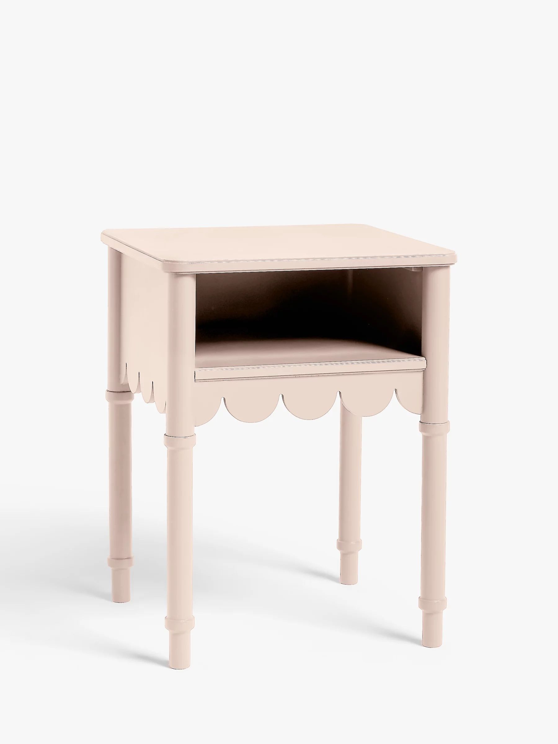 John Lewis ANYDAYHem Bedside Table, Blush | John Lewis (UK)