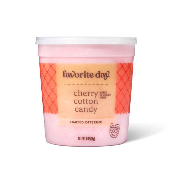 Valentine's Cherry Cotton Candy Tub - 1oz - Favorite Day™ | Target